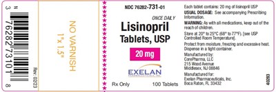 Lisinopril 20mg (100 Tablets).jpg - Lisinopril 20mg (100 Tablets)